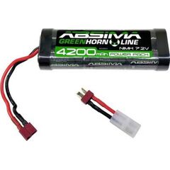 AB4100012-Greenhorn V2 NiMH 7.2V 4200 (T-Plug + Tamiya Adaptor)