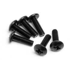 STRADA - Vis à tête ronde M3x10mm (6Pcs)