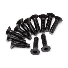 Flat Head Screw M4x16mm 12 Pcs