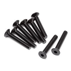 Flat Head Screw M4x25mm 8 Pcs