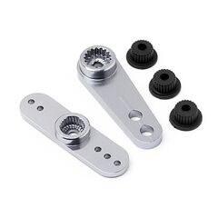 Renvoi de servo en aluminium  (Blackout MT avec servo pignons métal)