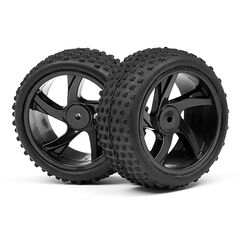 ION - 1/18 Buggy/SC Wheel and Tyre Assembly ( XB/SC)