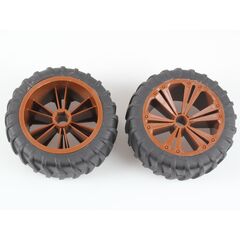 Set 2x Wheel for Monster  bronze metallic