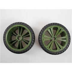 Set 2x Rear Wheel for Buggy  green