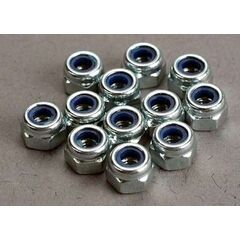 NUTS, 3mm NYLON LOCKING (12)