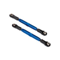 Camber links, rear (TUBES blue-anodiz ed, 7075-T6 aluminum, stronger than t itanium) (73mm) (2)/ rod ends, rear (