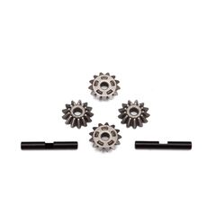 Gear set, center differential (output gears (2)/ spider gears (4)/ spider gear shaft (2))