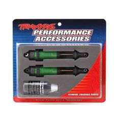 Shocks, GTR xx-long green-anodized, P TFE-coated bodies with TiN shafts (fu lly assembled, without springs) (2)
