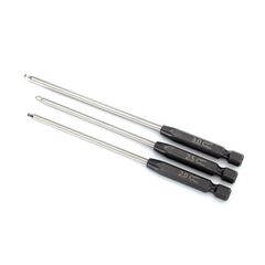 Speed Bit Set, hex driver, 3-piece ba ll-end (2.0mm, 2.5mm, 3.0mm), 1/4' dr ive