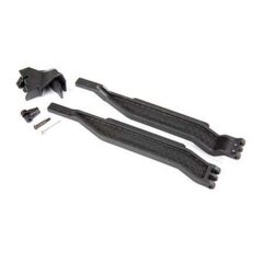 Battery hold-down (2)/ battery clip/ hold-down post/ screw pin/ pivot post screw