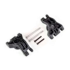 Carriers, stub axle, rear, extreme he avy duty, black (left & right)/ 3x41m m hinge pins (2)/ 3x20mm BCS (2) (for