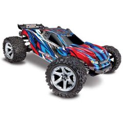 LEM67076-4BL-S.TRUCK RUSTLER VXL 1:10 4WD EP RTR BLUE TQi 2.4GHz BRUSHLESS&nbsp; (sans accu et chargeur)u