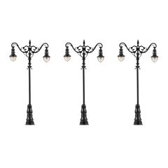 Lanterne LED Boule Suspension blanc chaud 3 pièces