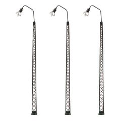 LED-Gittermast-Bogenleuchte  warmweiss  3 Stück