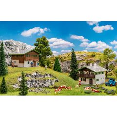 Suisse. Maisons des Alpes 1