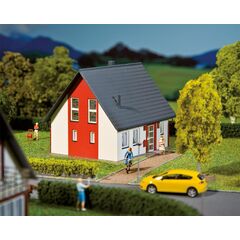 Einfamilienhaus  rot