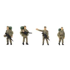 Soldats avec bagages