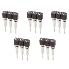 5 douilles de charge en vrac (à enfoncer)