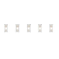 5 LED SMD blanches