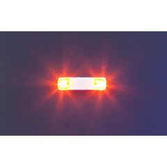 Électronique clignotante 13 5 mm orange