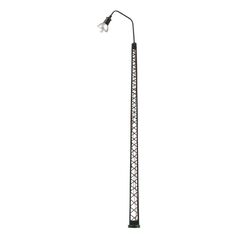Luminaire LED en arc de mât à grille blanc chaud