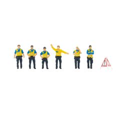 Contrôle de police CH 2 Gilet de sécurité jaune