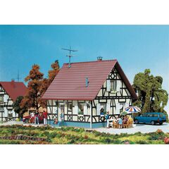 Einfamilienhaus mit Fachwerk