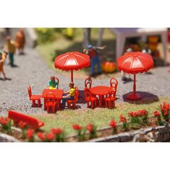 Parasols Tables Bancs