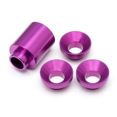 BAJA 5B - SPACER SET FOR CLUTCH BELL HOLDER (PURPLE)