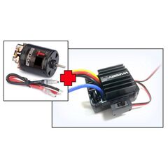 Moteur électrique  Thrust B-Spec  35T + 1:10 Contrôleur brossé pour chenilles et bateaux, 40A