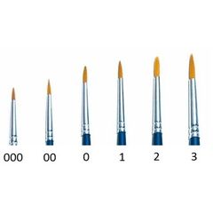 Pinsel Grösse 1 - Synthetisch Flach