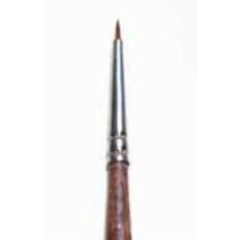 Pinsel 0/5 - Synthetisch mit brauner Spitze