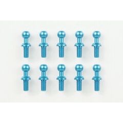 4mm ALU Ball Connector blau (10)
