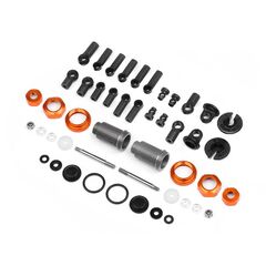 COMPETITION ALUMINUM SHOCK SET R8-R10 (ORANGE/46-56/2PCS)