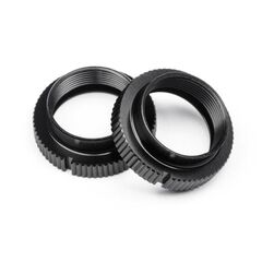 SHOCK SPRING ADJUST NUT (BLACK/2pcs)