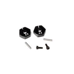 HEX WHEEL HUB 4.5mm (BLACK/2pcs)