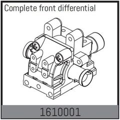 Complete front differential