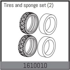 Tires and sponge set (2)