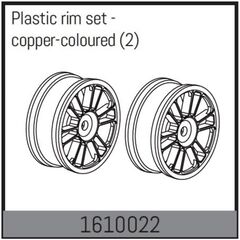 Plastic rim set - copper-coloured (2)