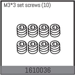 M3*3 set screws (10)
