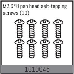 M2.6*8 pan head selt-tapping screws (10)