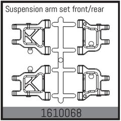 Suspension arm set front/rear