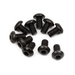 Vis à tête bombée M2.5x4mm (Imbus/10pcs)