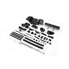 GT10RS MERCEDES-AMG C-COUPE DTM 2014 CAR BODY PLASTIC PARTS + REAR BUMPER SET