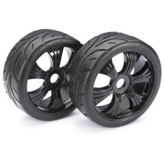 Paire de roues LP Buggy  Street  noir 1/8ème (2pcs)