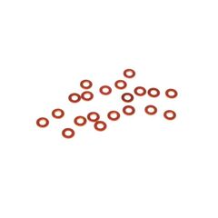 Rondelles aluminium 3x6x0.5mm (Orange/20pcs) - Clearance Sale