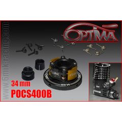 OPTIMA 4 Shoes Flywheel set - 34 mm Black