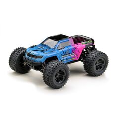 Monster Truck 1:16 MINI AMT rose/bleu 4WD RTR