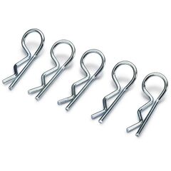 Clips carrosserie moyen / Argent (10 pcs)
