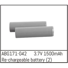 Re-chargeable Batteries - 3.7V 1500mAh (2)